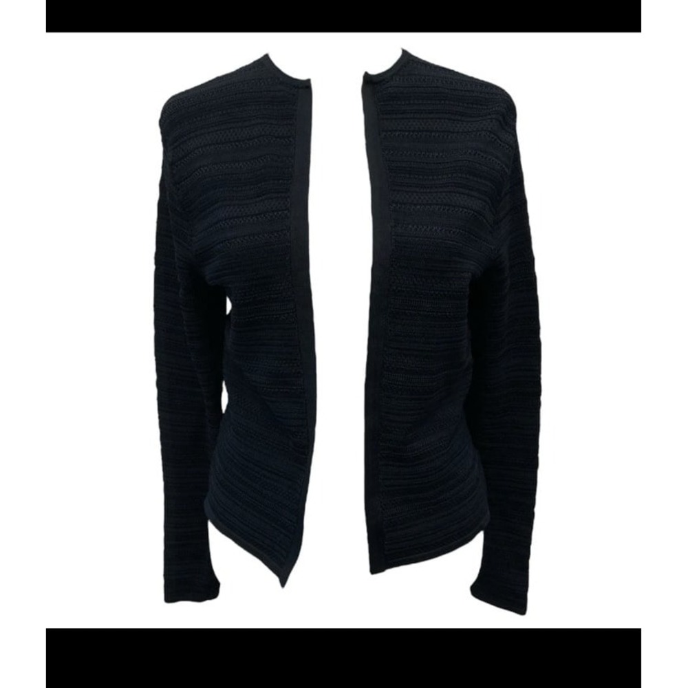 Ralph Lauren Black Label Navy Blue Knit Open Front Cardigan Sweater Women's XS - Picture 1 of 5